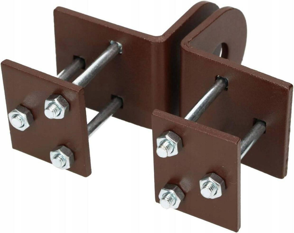 Скоби гаражних воріт 50мм для колодки, фарбовані коричневі "P-o" Стрый - изображение 2