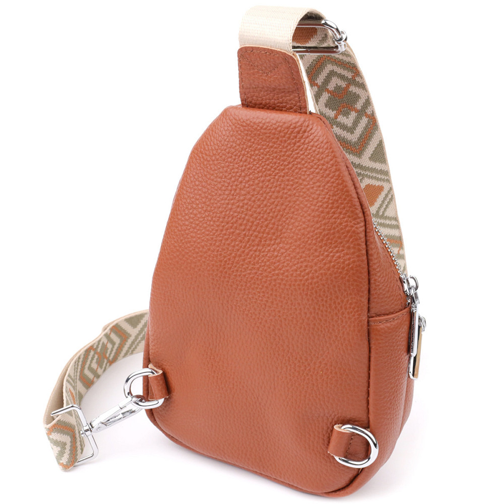 Женская кожаная сумка слинг Vintage 22938 Коричневый Киев - изображение 2