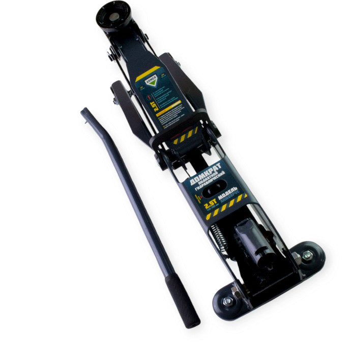 Домкрат гідравлічний підкатний 2,5 т, 140-385 мм, 12 кг (футляр) Мукачево - фото 1