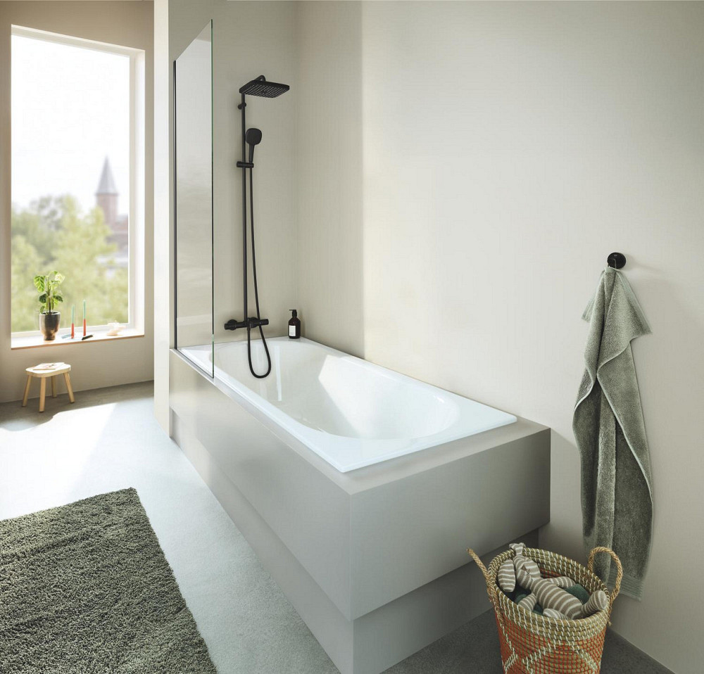 Душова система настінного монтажу Grohe Tempesta System 250 Cube з термостатом для ванни (266912431 ( 32494 ) Харьков - изображение 6