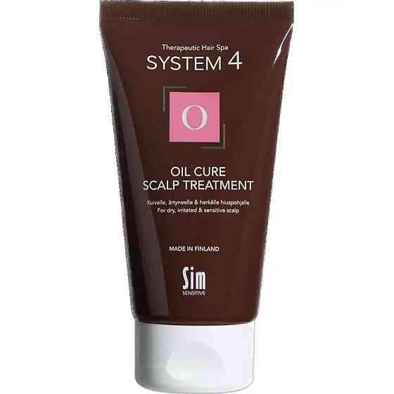 Пілінгова маска для очищення шкіри голови System 4 О Oil Cure Scalp Treatment Sim Sensitive 75 мл Київ