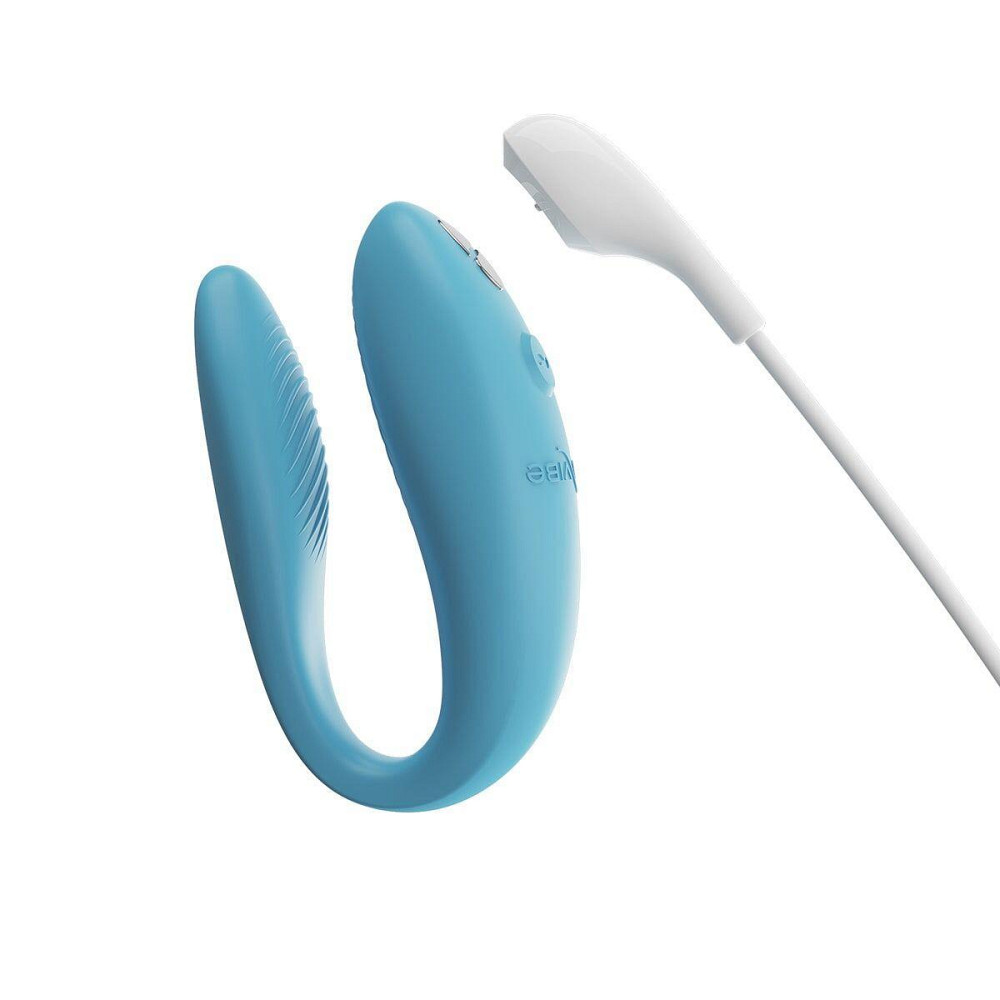 Смарт-вібратор для пар We-Vibe Sync GO Turquoise, тревел-кейс, пульт ДК Sex Aura Київ - фото 7