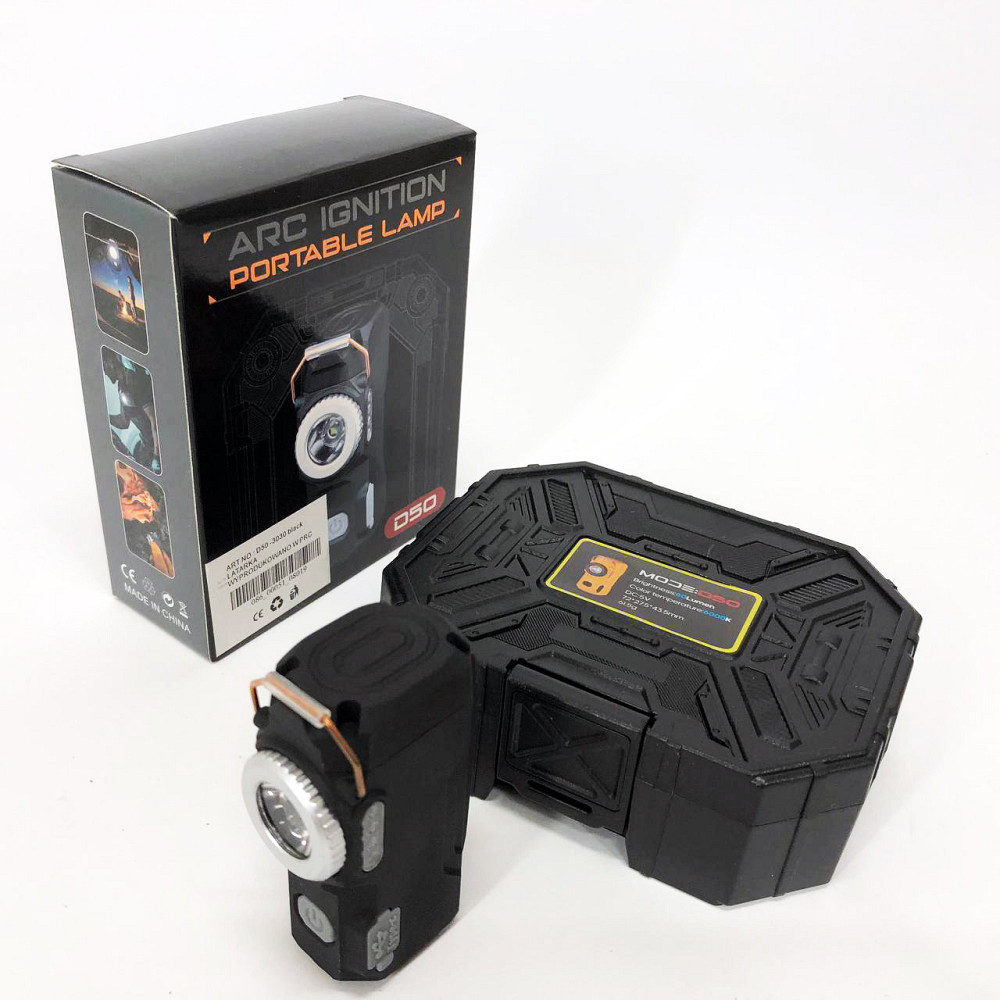 Карманный мини фонарь D50-SMD, Ручной светильник с мощным лучом, Фонарь водозащищенный GH-45 Львов - изображение 18