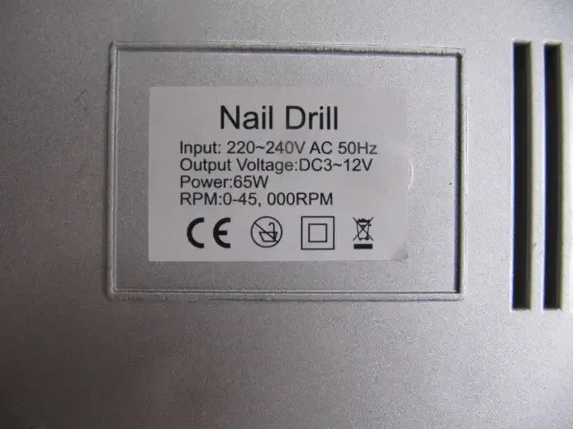 Фрезер для маникюра и педикюра Nail Master (45000 оборотов , 65 вт) серебро Киев - изображение 7