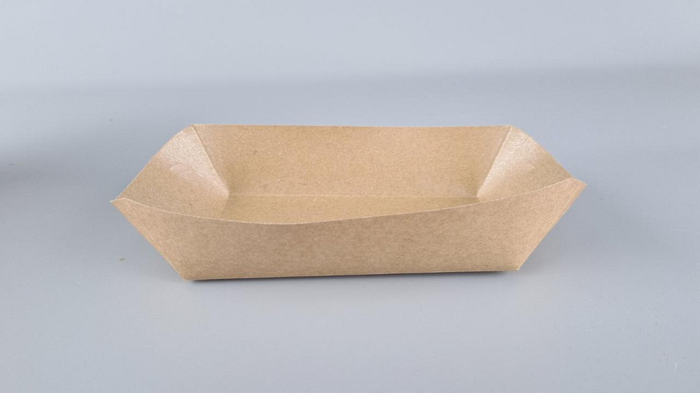 Тарілка зібрана "KRAFT" 360 мл 143*85*40 мм ламінована (100 шт.) Харків - фото 2