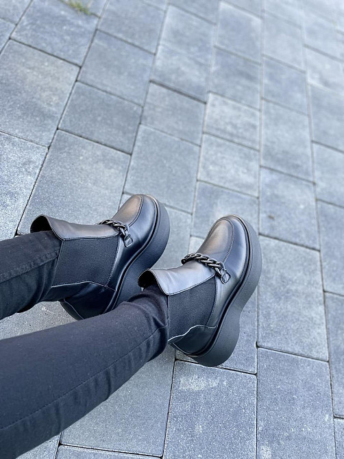 Черевики жіночі ARLEN чорні натуральна шкіра зимові 36р.-23см. 37р.-24см. 38р.-24.5см. (4833) Коломия - фото 2