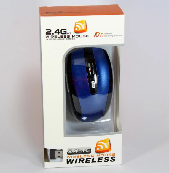 Бездротова оптична мишка G109 Синя з чорним - 2544 Одеса - фото 2