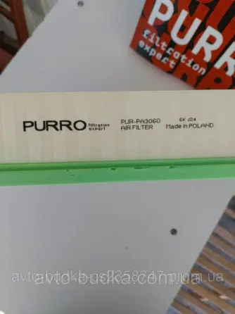 Фільтр повітряний на Volkswagen Crafterr 2006-2016 PURRO PUR-PA3060 Киев