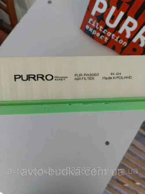Фільтр повітряний на Volkswagen Crafterr 2006-2016 PURRO PUR-PA3060 Киев - изображение 4