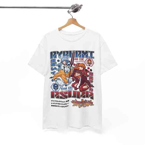 Футболка для хлопчика з аніме принтом Євангеліон оверсайз (зріст від 165 до 180) Чорний AnimeJ0411m Дніпро