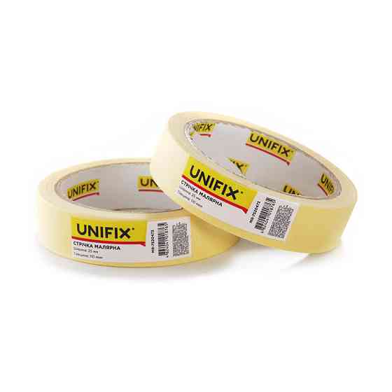 Лента клейкая малярная 25мм*40м MR-7520472 UNIFIX Ровно