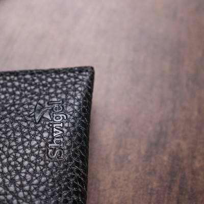 Косметичка Shvigel Кожаная тревел Черная (16416) Винница - изображение 3