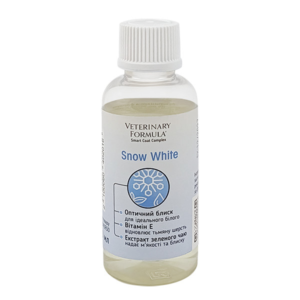 Veterinary Formula SCC Snow White Shampoo ВЕТЕРИНАРНА ФОРМУЛА БІЛОСНІЖНО БІЛИЙ шампунь для собак і котів зі світлою шерстю Київ - фото 5