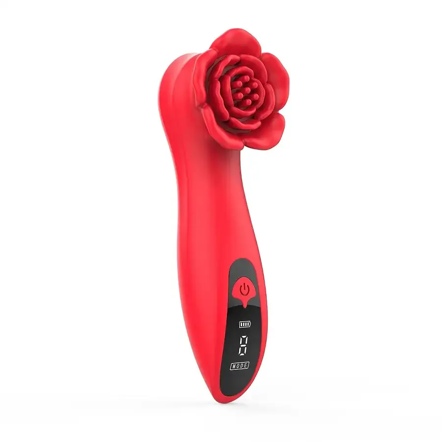 Розкішний вібратор для клітора Loviss Tona Rose Vibrator, у вигляді троянди, 9 режимів Львів - фото 3