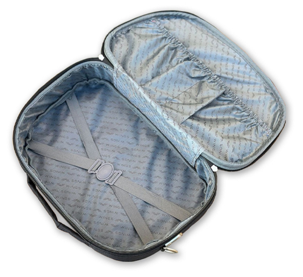 Кейс тканинний WINGS 6018 темно-синій Київ - фото 3