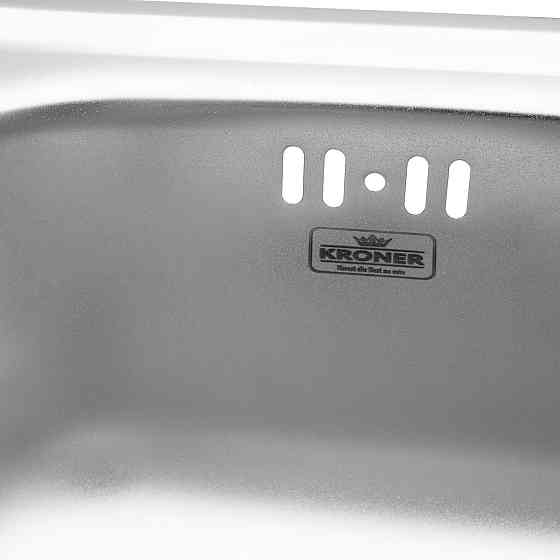 Кухонная мойка с нержавеющей стали Kroner KRP Satin - 38х38 (0.6 мм) Киев