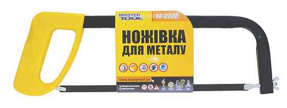 Ножівка по металу MASTERTOOL 300 мм із пластиковою ручкою полотно 12.5 мм 24TPI 14-2230 Коломия