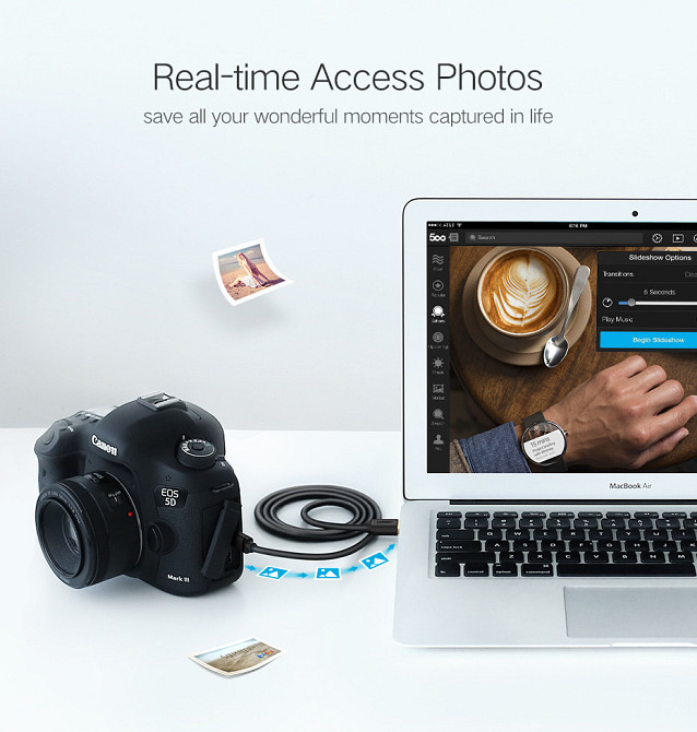 Кабель Mini USB Ugreen US132 для заряджання і передачі даних (Чорний, 1м) Николаев - изображение 5