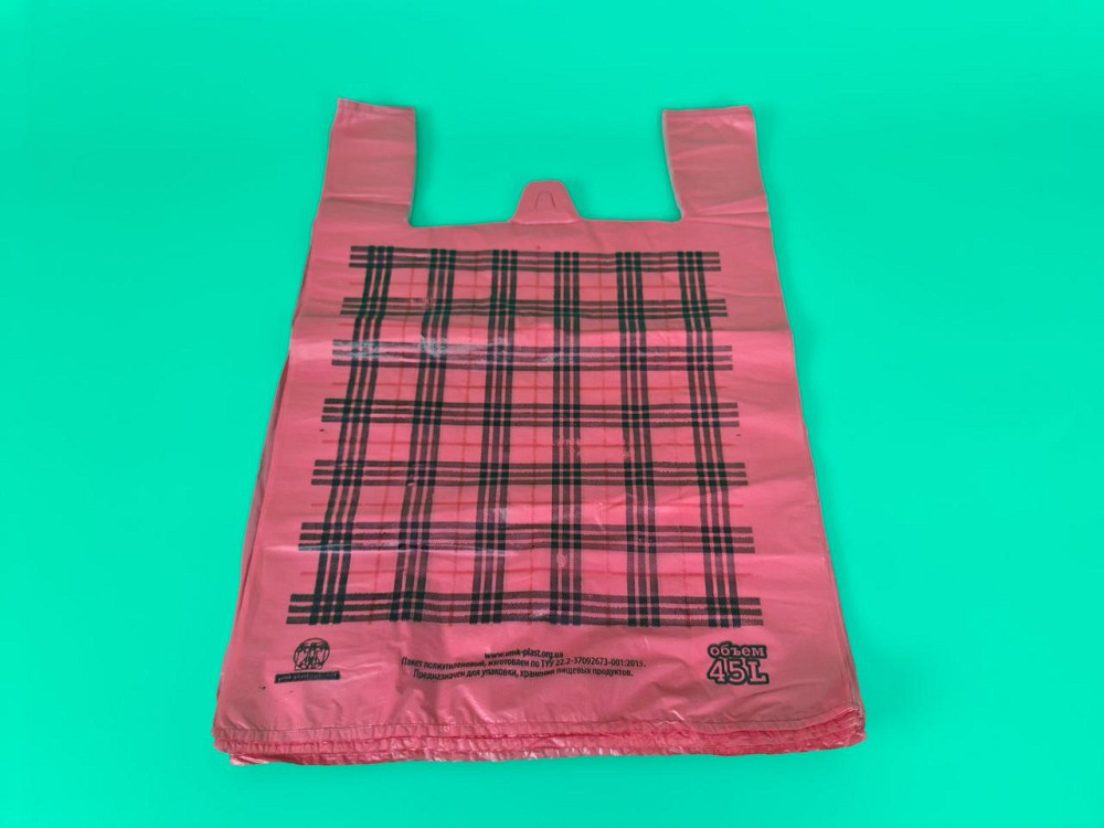 Пакет 40х60 "Карта" Червона (50 шт.) Харків - фото 1