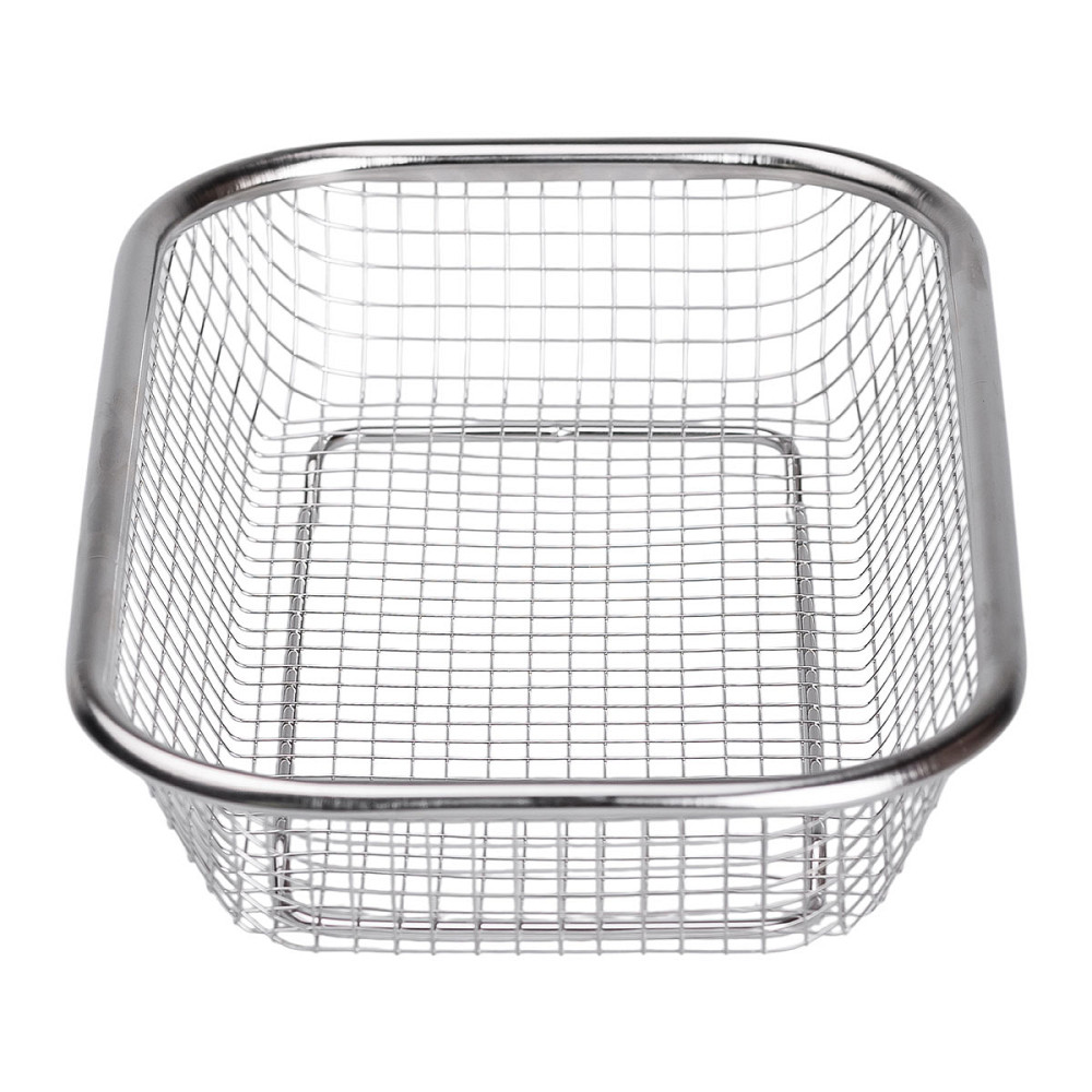 Zhongjing Сито-кошик для миття овочів та фруктів 29.5х21х6 см друшляк з нержавіючої сталі HP-19 Коломия - фото 2