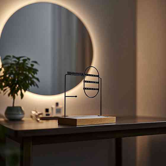 Настольная стойка для украшений,цепочек, браслетов, колец, деревянная, органайзер для драгоценностей и аксессуаров 28х23.3х13.8 см Каменец-Подольский