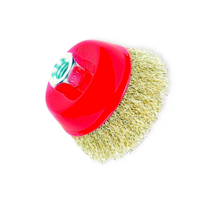 Щітка чашкова "болгарка" М14 кручений дріт 125мм Мукачево - фото 1