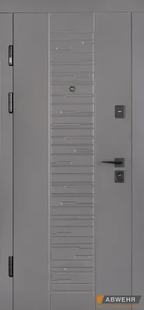 Входная дверь Abwehr Classic Prime Sabrina 578/497 Кварцит + Белый супермат 860*2050 мм Киев