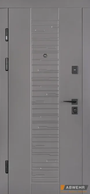 Вхідні двері Abwehr Classic Prime Sabrina 578/497 Кварцит + Білий супермат 860*2050 мм Київ - фото 1
