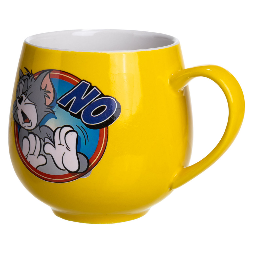 Yiwu Святкова порцелянова чашка "Веселі Герої" 400 мл, Кружка дитяча із порцеляни на подарунок Коломия - фото 3