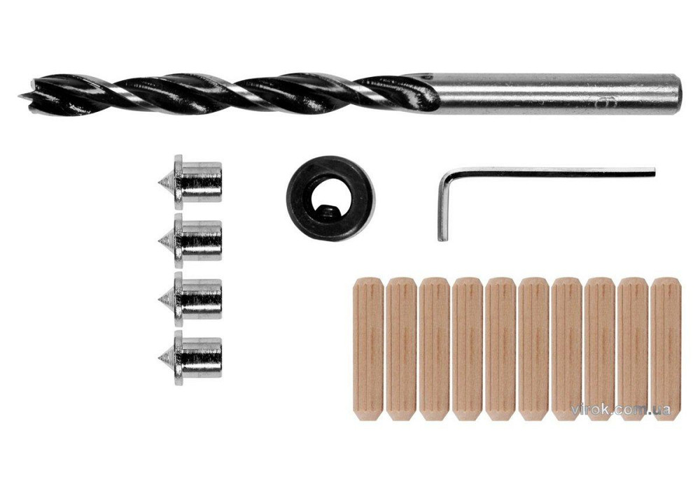 Засоби для кілкових сполучень YATO з діаметром 8 мм, набір, 17 шт. [4/100] Одесса - изображение 1