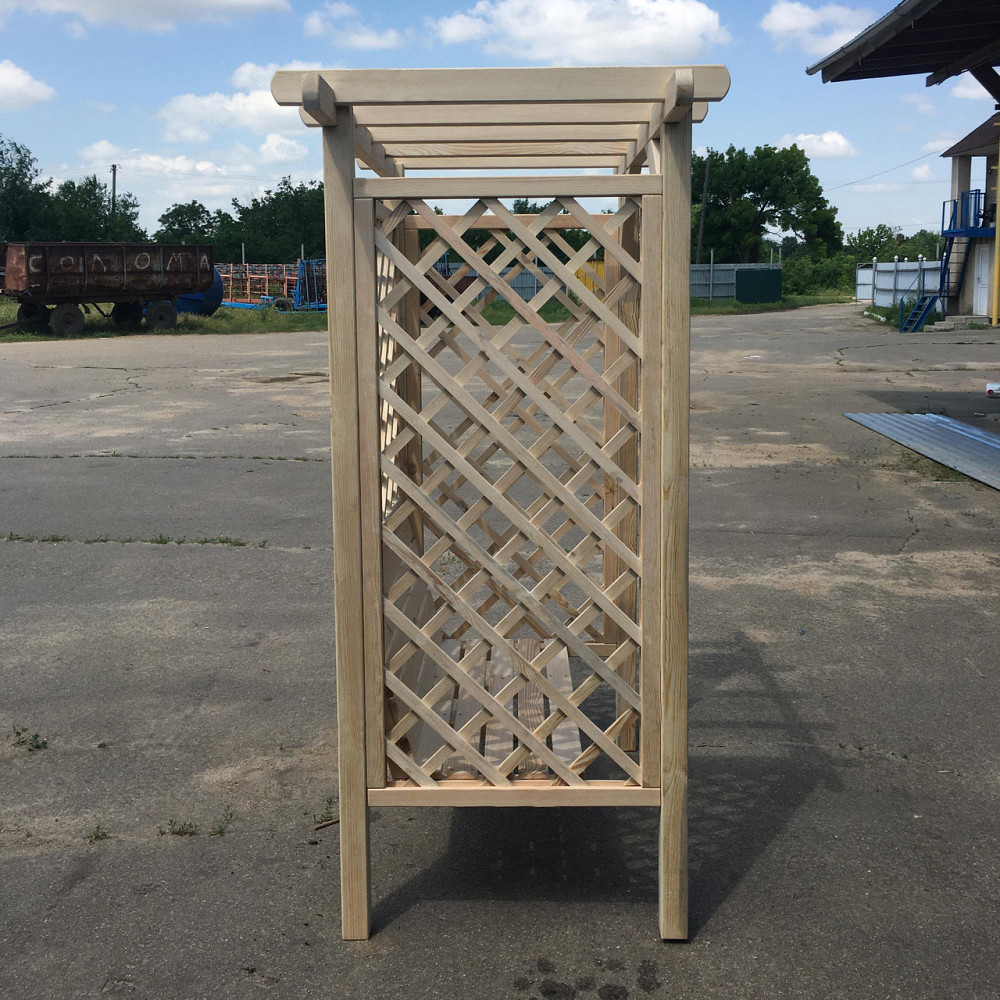 Пергола со скамейкой 