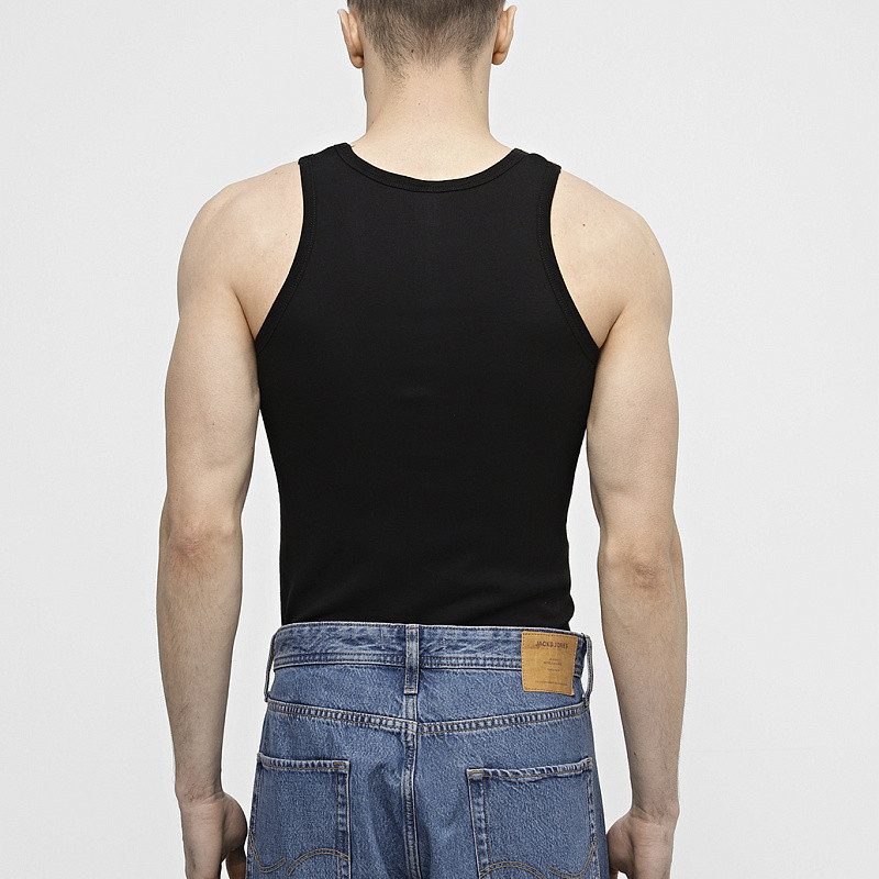 Майка чоловіча чорна 100% бавовна CHIKISS CMV 100/004 Київ - фото 3