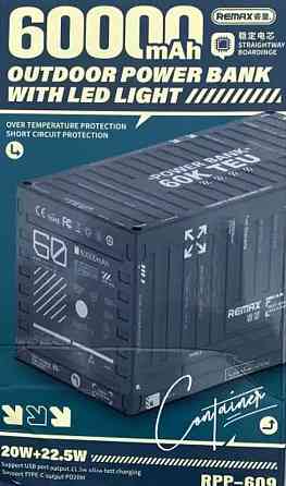 Павербанк 22,5 ватт на 60000 mAh Remax Rpp-609 Киев