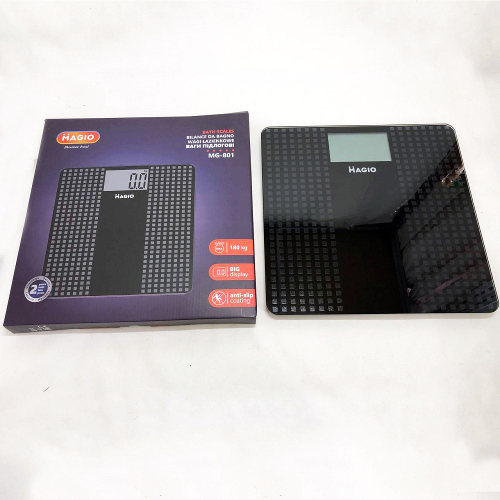 Напольные весы стеклянные Magio MG-801, Персональные весы для взвешивания для взвешивания массы QW-17 Львов - изображение 8