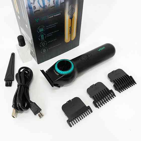 Електрична акумуляторна машинка для стрижки VGR V-990, Машинка для підстригання, Тример бездротовий TB-34 Київ