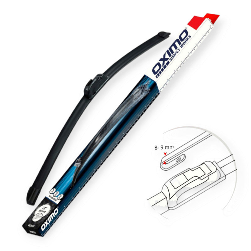 Щетка oximo безкаркасная 600мм под крюк 8,9мм дворника Мукачево - изображение 2