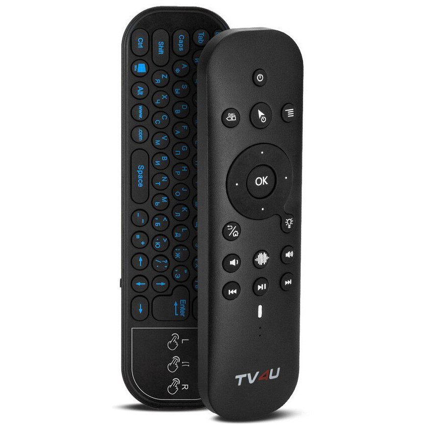 Аеропульт G60s Pro BT 5.0 з гіроскопом, клавіатурою, підсвіткою та мікрофоном Київ - фото 1