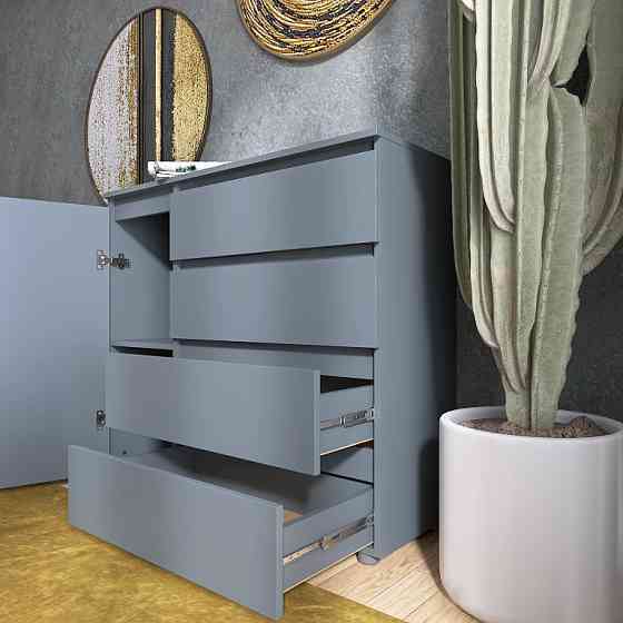 Комод Еверест КЛ-3 Лайт (телескопічні) 105х38х93 см Графіт (DTM-4898) Львів