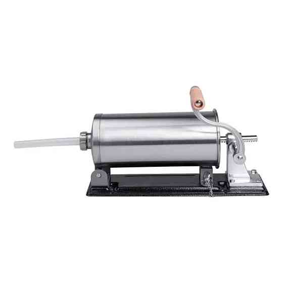 Шприц для колбасы ручной 2 л горизонтальный колбасный шприц для фарша 4 насадки 16788-3 Киев