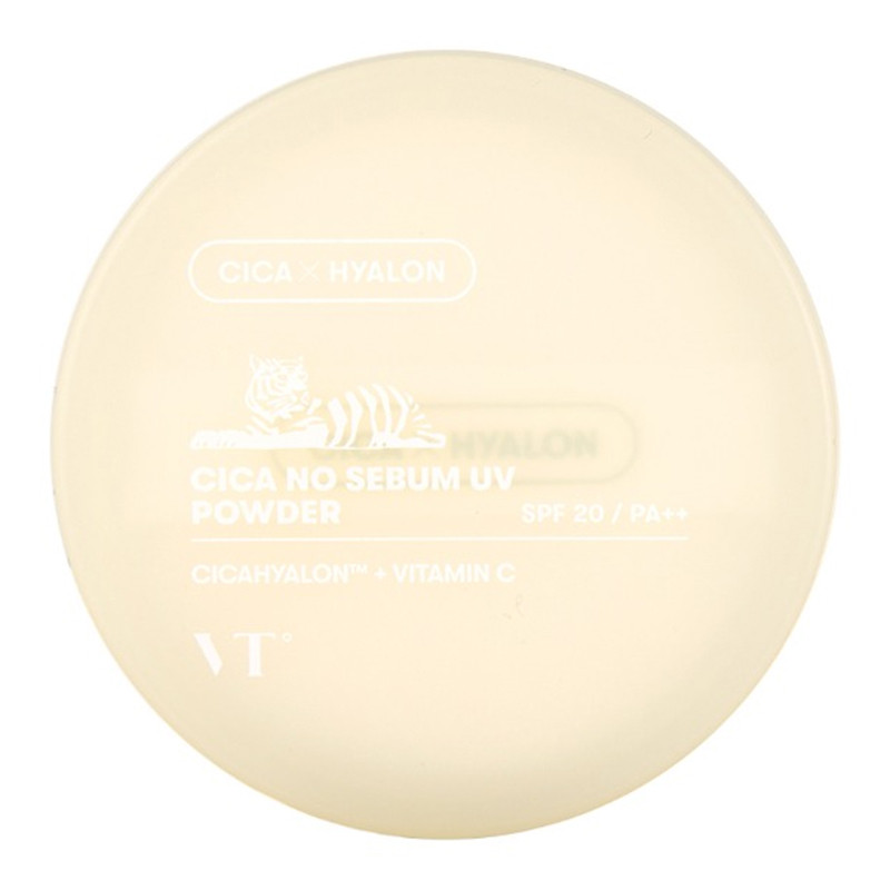 Пудра для лица для выравнивания тона Cica No Sebum UV Powder SPF 20 PA++ VT Cosmetics 5 г Киев - изображение 2