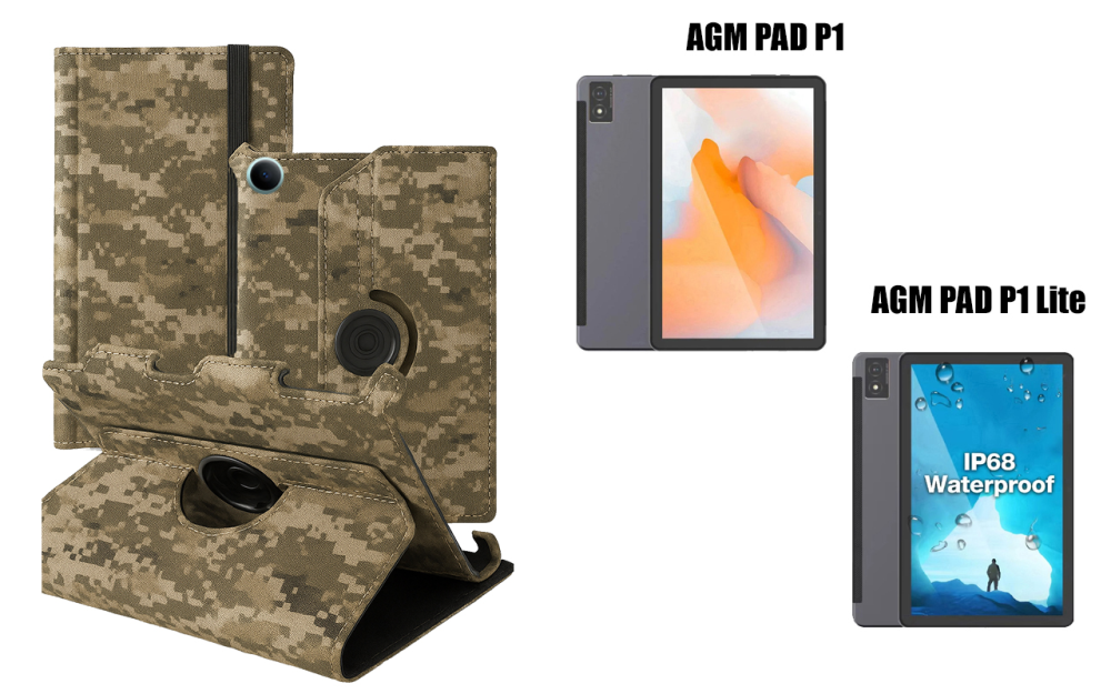 Чехол Spinner360 для планшета AGM PAD P1, AGM PAD P1 Lite, цвет Xaki Киев - изображение 1