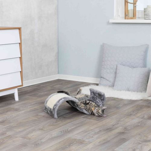 Царапка-волна Trixie Wave для кошек плюш/сизаль серая 29x18x50 см Киев - изображение 3