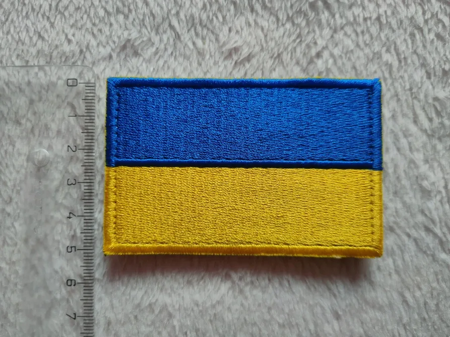 Нашивка на липучці Прапор України на одяг Київ - фото 4