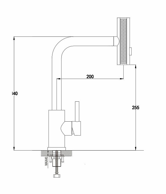 Змішувач для кухні хром (675524494) Київ - фото 10
