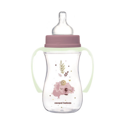 Бутылочка для кормления Canpol babies Easystart Sleepy Koala 240 мл розовая (35/237_pin) Винница - изображение 8