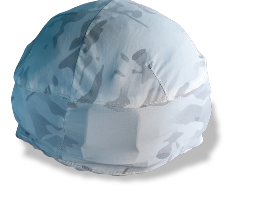 Белый кавер чехол для шлема крепление для очков фиксатор Одесса - изображение 3