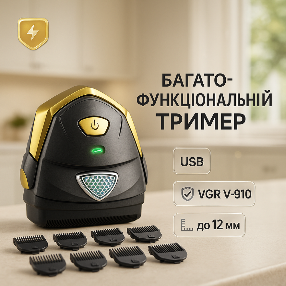 Тример для бороды, Триммер для тела мужской топ, Триммер для бороды от батареек висков MC-53 Львов - изображение 19