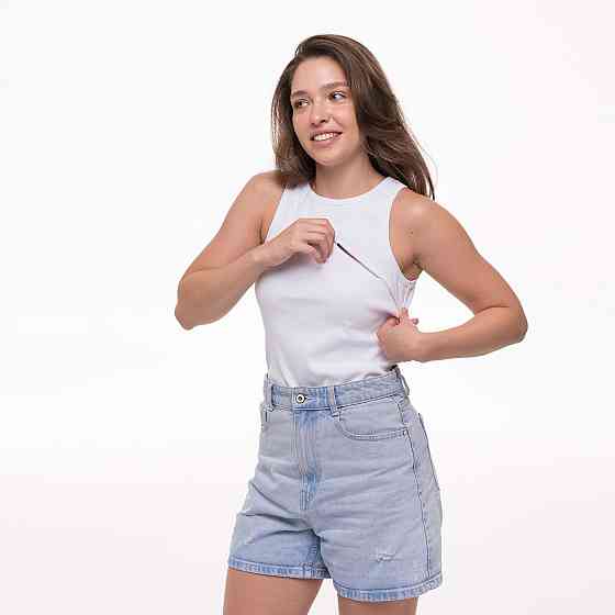 Майка для вагітних та годуючих L, Білий Київ