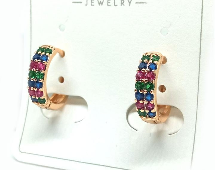 Серьги женские со стразами Киев - изображение 1