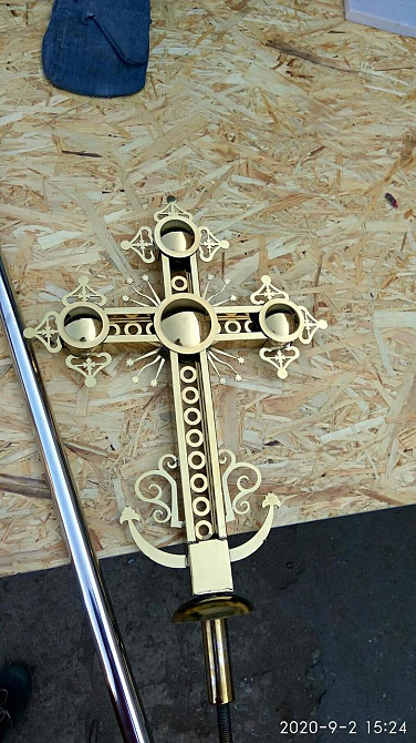 Хрест на купол Церкви Київ - фото 9